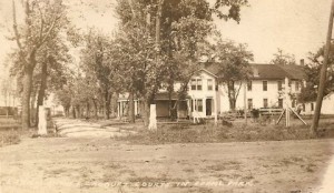 Adami Hotel Coulterville, IL before it burned