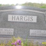 Hargis, Fannie Wilson and Lessie J.