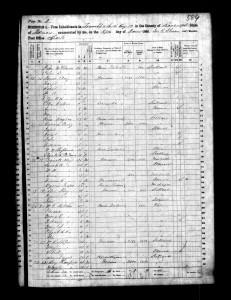 1860 Census Page 3