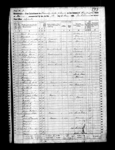 1860 Randolph County Illinois Census – Page 7