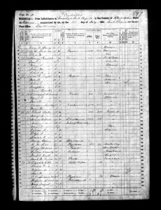 1860 Randolph County Illinois Census – Page 11