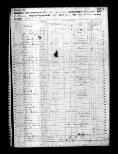 1860 Randolph County Illinois Census – Page 171860 Randolph County Illinois Census – Page 17