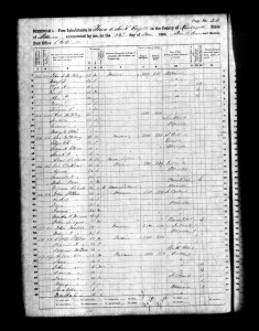1860 Randolph County Illinois Census – Page 22