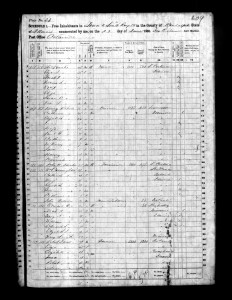1860 Randolph County Illinois Census – Page 23