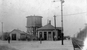 Coulterville Water tower and Depot