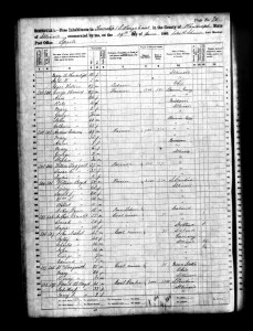 1860 Randolph County Illinois Census – Page 70