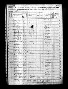 1860 Randolph County Illinois Census – Page 71