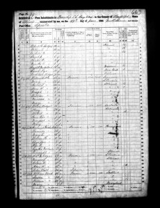 1860 Randolph County Illinois Census – Page 77