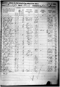 1850 Randolph County Mortality Schedule p. 136